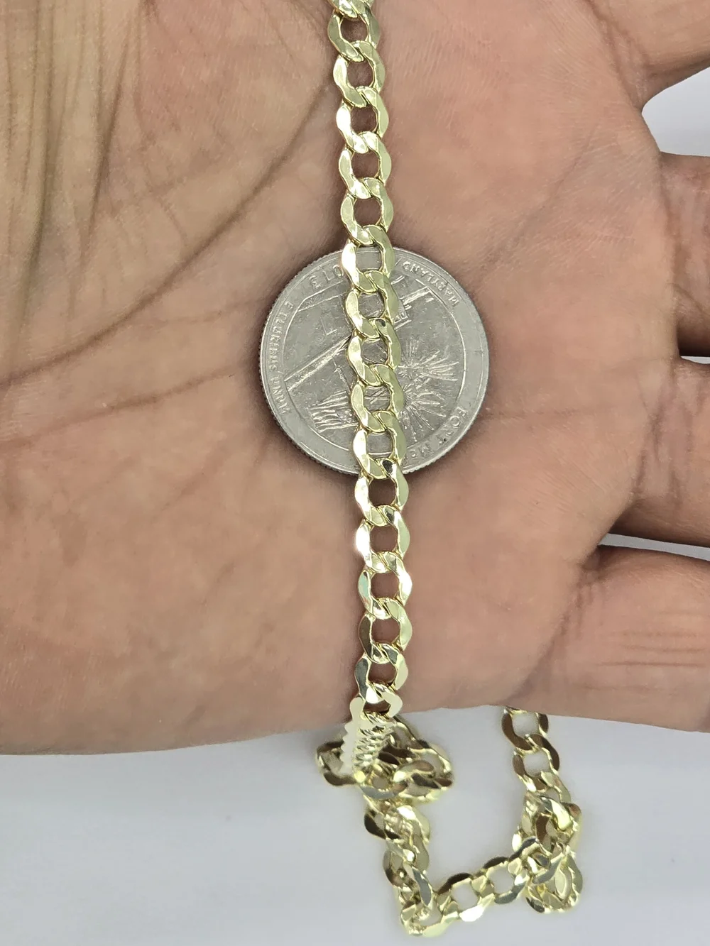 10k Real Gold Cuban Chain 5.6mm 22 Inches